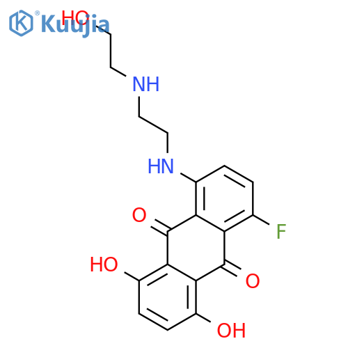 1-Fluoro-1-des2-(2-Hydroxyethyl)aminoethylamino Mitoxantrone structure