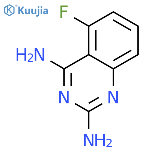 2,4-Diamino-5-fluoroquinazoline structure