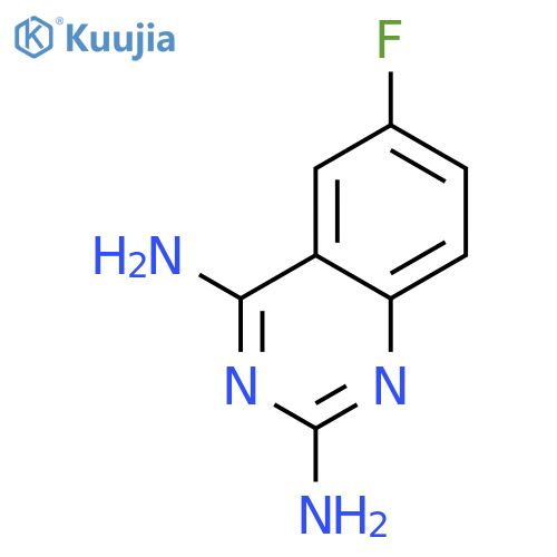 6-Fluoroquinazoline-2,4-diamine structure