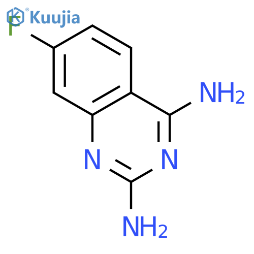 2,4-Quinazolinediamine,7-fluoro- structure