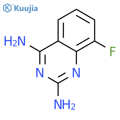 8-Fluoroquinazoline-2,4-diamine structure