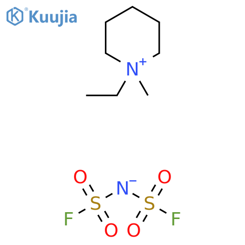 1-Ethyl-1-methylpiperidinium bis(fluorosulfonyl)imide structure