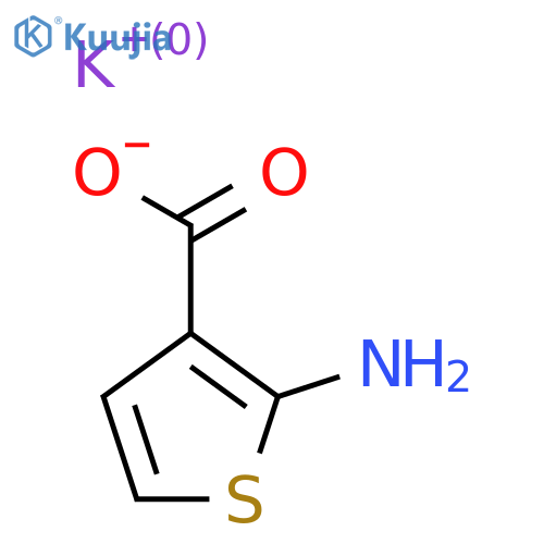 2-Amino-3-thiophenecarboxylic acid potassium salt structure