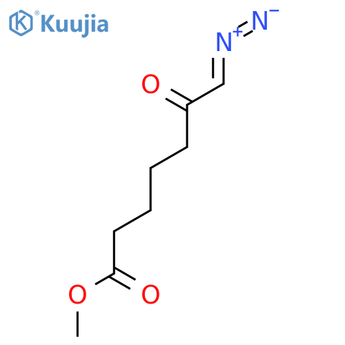 Heptanoic acid, 7-diazo-6-oxo-, methyl ester structure