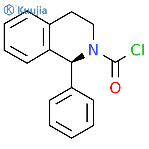 (1S)-3,4-Dihydro-1-phenyl-2(1H)-isoquinolinecarbonyl Chloride structure