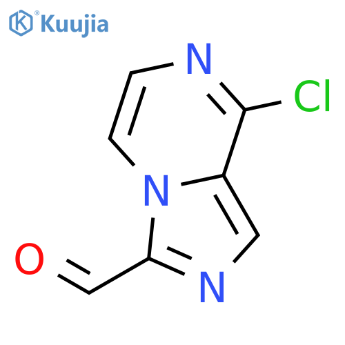 8-chloroimidazo[1,5-a]pyrazine-3-carbaldehyde structure