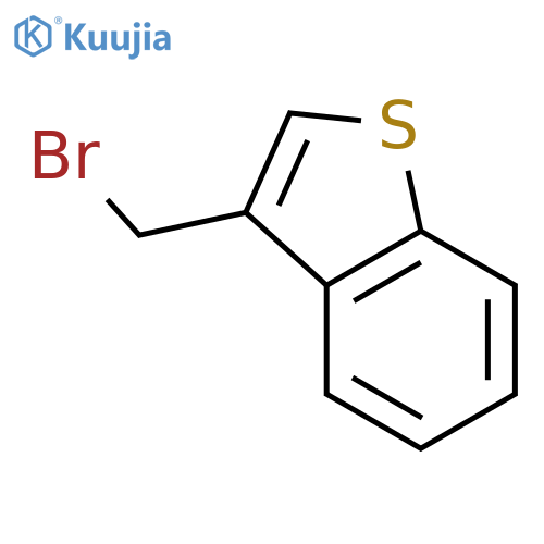 3-(bromomethyl)-1-benzothiophene structure