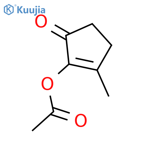 2-Cyclopenten-1-one,2-(acetyloxy)-3-methyl- structure