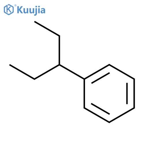 (1-Ethylpropyl)benzene structure