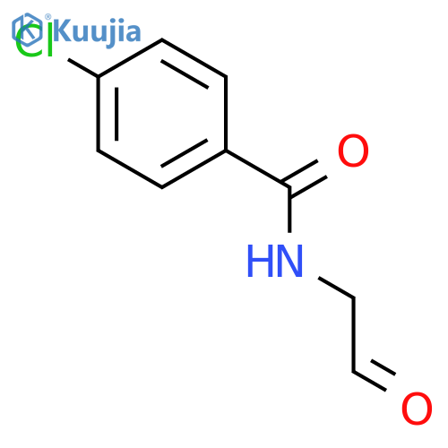 BENZAMIDE, 4-CHLORO-N-(2-OXOETHYL)- structure