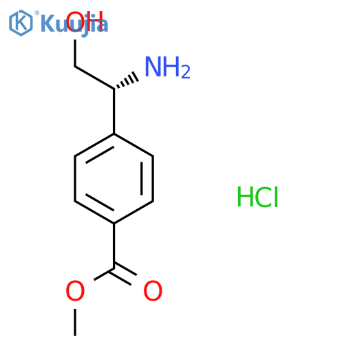 Methyl 4-((1R)-1-Amino-2-hydroxyethyl)benzoate Hydrochloride structure