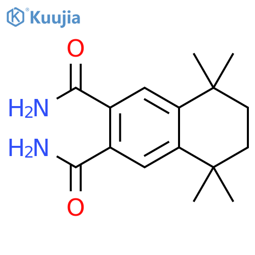 2,3-Naphthalenedicarboxamide, 5,6,7,8-tetrahydro-5,5,8,8-tetramethyl- structure