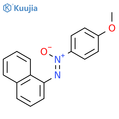 Diazene, (4-methoxyphenyl)-1-naphthalenyl-, 2-oxide structure