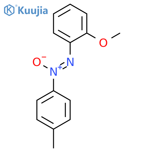 Diazene, (2-methoxyphenyl)(4-methylphenyl)-, 1-oxide structure