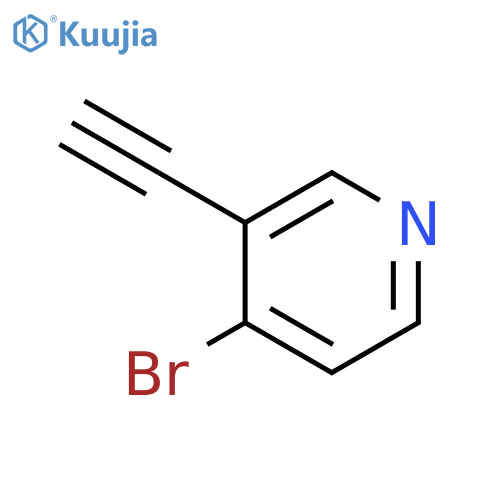 4-bromo-3-ethynylpyridine structure