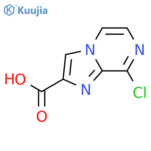 8-chloroimidazo[1,2-a]pyrazine-2-carboxylic acid structure