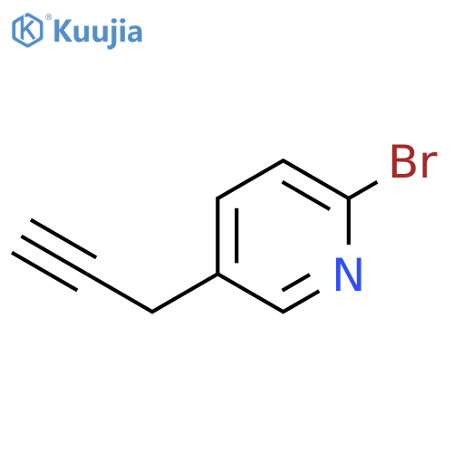 2-bromo-5-(prop-2-yn-1-yl)pyridine structure