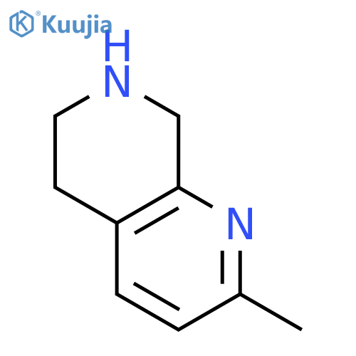 2-Methyl-5,6,7,8-tetrahydro-1,7-naphthyridine structure