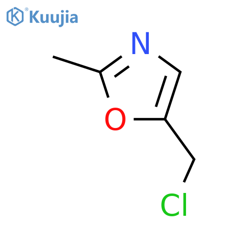 5-(chloromethyl)-2-methyl-1,3-oxazole structure