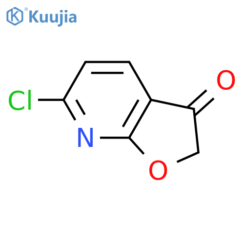 6-chlorofuro[2,3-b]pyridin-3-one structure