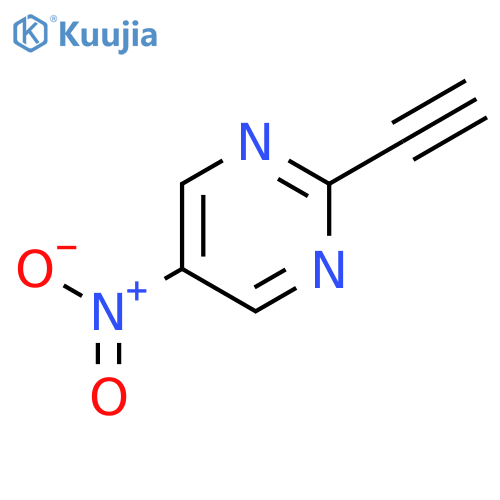 2-ethynyl-5-nitropyrimidine structure