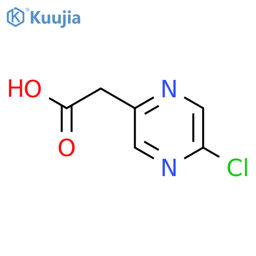 2-(5-chloropyrazin-2-yl)acetic acid structure