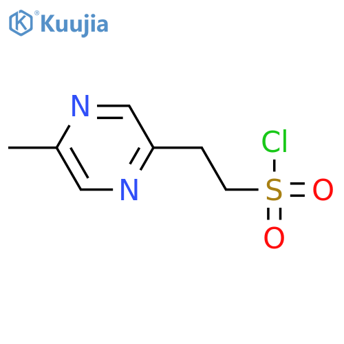 2-(5-methylpyrazin-2-yl)ethane-1-sulfonyl chloride structure