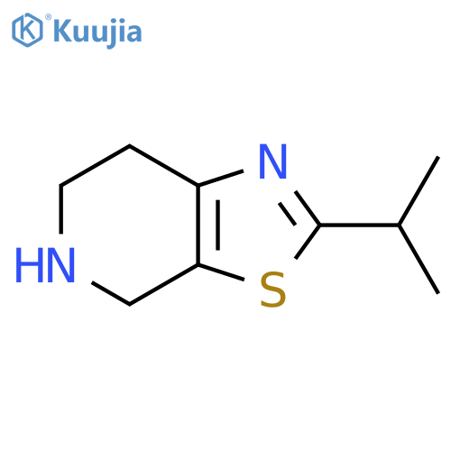 2-propan-2-yl-4,5,6,7-tetrahydro-[1,3]thiazolo[5,4-c]pyridine structure
