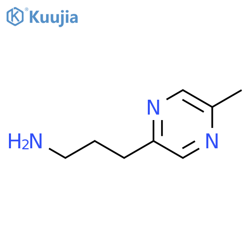 3-(5-methylpyrazin-2-yl)propan-1-amine structure