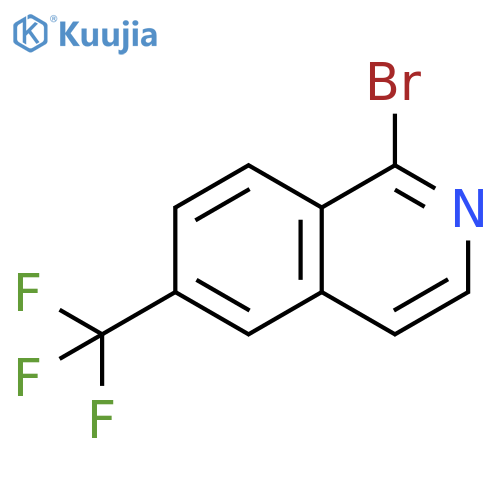 1-bromo-6-(trifluoromethyl)isoquinoline structure