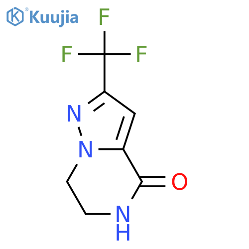 2-(trifluoromethyl)-6,7-dihydro-5H-pyrazolo[1,5-a]pyrazin-4-one structure