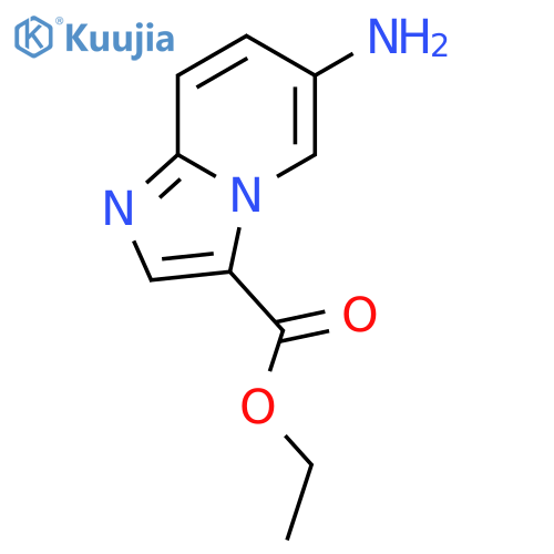 ethyl 6-aminoimidazo[1,2-a]pyridine-3-carboxylate structure