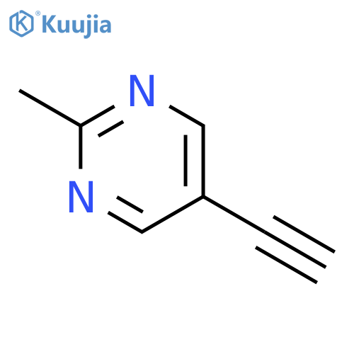 5-ethynyl-2-methylpyrimidine structure