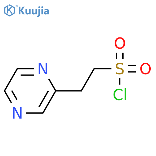 2-(pyrazin-2-yl)ethane-1-sulfonyl chloride structure