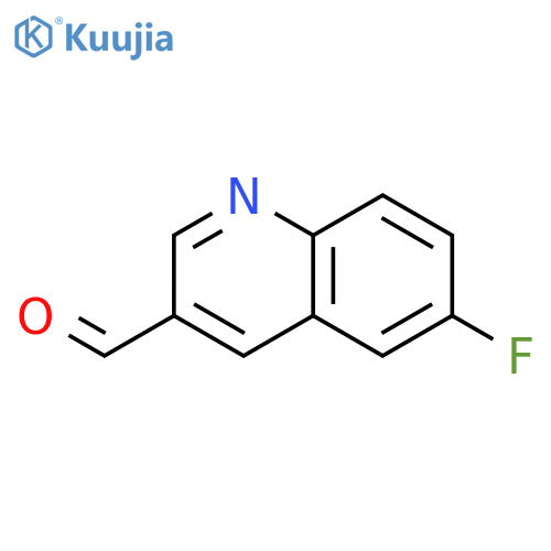 6-FLUOROQUINOLINE-3-CARBALDEHYDE structure