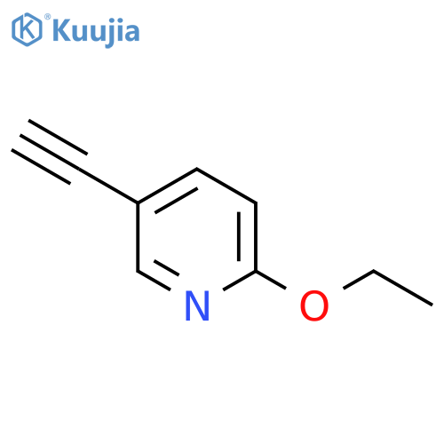 2-ethoxy-5-ethynylpyridine structure