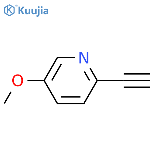 2-Ethynyl-5-methoxypyridine structure
