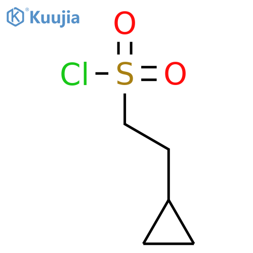 Cyclopropaneethanesulfonyl chloride structure