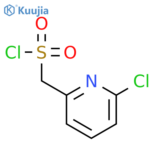 (6-chloropyridin-2-yl)methanesulfonyl chloride structure