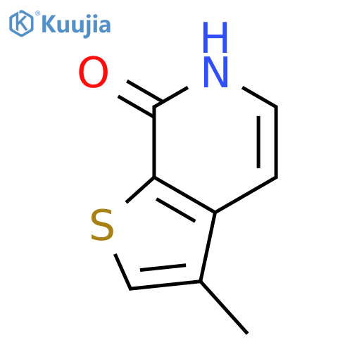3-methyl-6H-thieno[2,3-c]pyridin-7-one structure