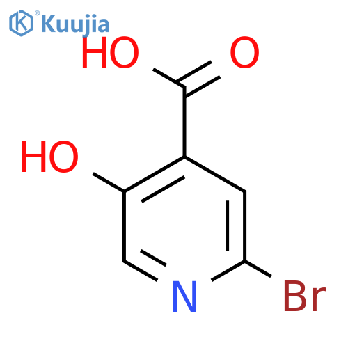 2-Bromo-5-hydroxyisonicotinic acid structure