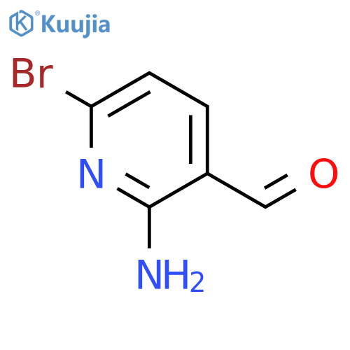 2-Amino-6-bromo-pyridine-3-carbaldehyde structure