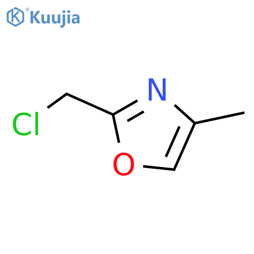 2-(chloromethyl)-4-methyl-1,3-oxazole structure