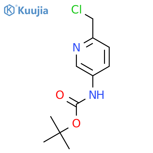tert-butyl N-6-(chloromethyl)pyridin-3-ylcarbamate structure