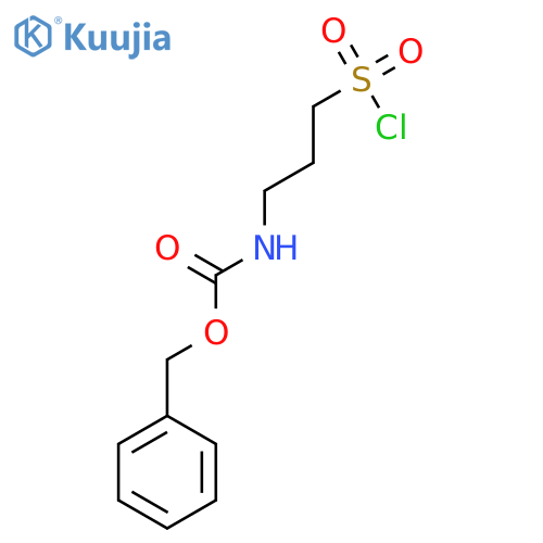 benzyl N-(3-chlorosulfonylpropyl)carbamate structure