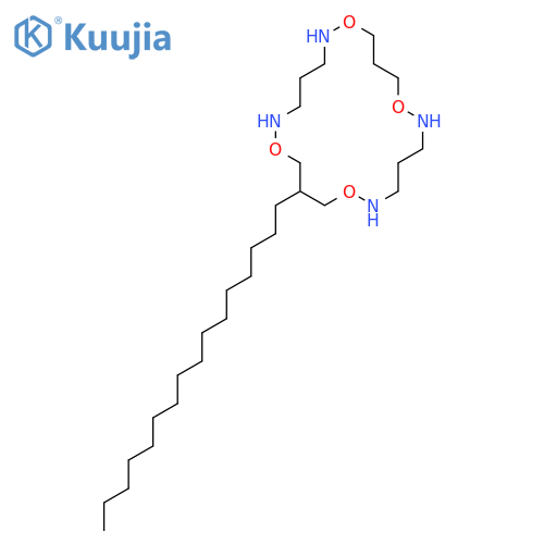 9-hexadecyl-1,7,11,17-tetraoxa-2,6,12,16-tetrazacycloicosane structure