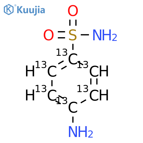 Sulphanilamide-13C6 structure