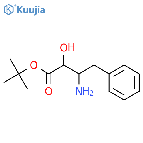 (2R,3S)-tert-Butyl 3-amino-2-hydroxy-4-phenylbutanoate structure