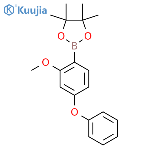 2-(2-Methoxy-4-phenoxyphenyl)-4,4,5,5-tetramethyl-1,3,2-dioxaborolane structure