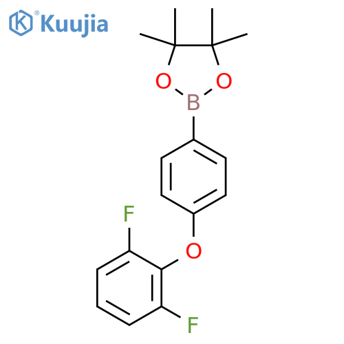2-(4-(2,6-Difluorophenoxy)phenyl)-4,4,5,5-tetramethyl-1,3,2-dioxaborolane structure